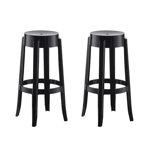 2 Banquetas Shine Plus UZ800711 Preto