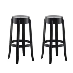2 Banquetas Shine Plus UZ800711 Preto