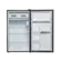 Frigobar Midea 93 Litros Inverter 1 Porta Reversivel Preto Inox Bivolt