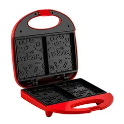 Sanduicheira Eletrica Mallory Mickey Mouse Vermelho 127V