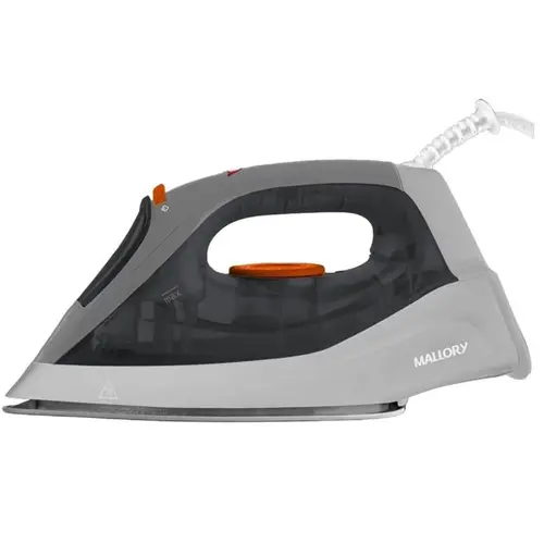 Ferro a Vapor e Seco Mallory Jupiter Maxx Com Base Antiaderente Cinza
