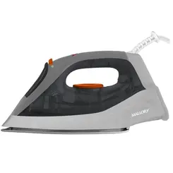 Ferro a Vapor e Seco Mallory Jupiter Maxx Com Base Antiaderente Cinza