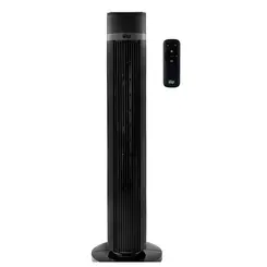 Ventilador de Torre Vertical Wap FW009179 silencioso com Controle Remoto 4 velocidades 70W 127V Preto