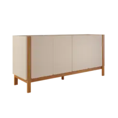 Buffet Cimol Araca Natuame 4 Portas Madeira Off White