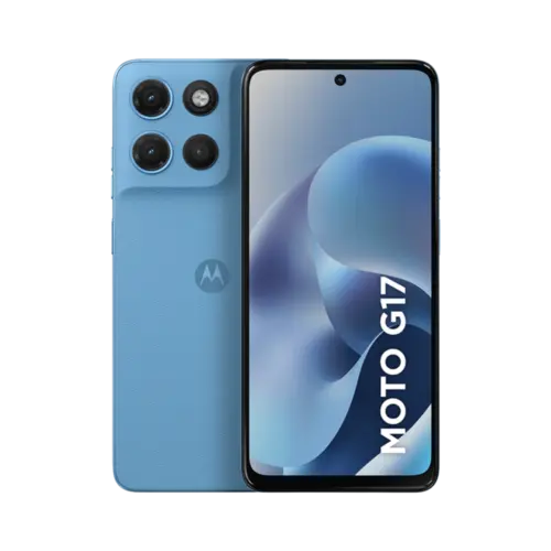 Smartphone Motorola G17 128GB 12GB 50MP Tela 6.7" Azul Claro
