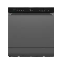 Lava Louca Midea 8 Servicos 5 Programas Display De Led Cinza 127V