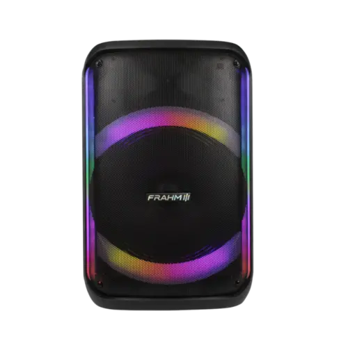 Caixa De Som Frahm Amplificada Bluetooth 5.0 Com Led Preto