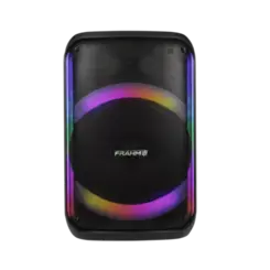 Caixa De Som Frahm Amplificada Bluetooth 5.0 Com Led Preto