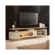 Rack Bancada Aria 2.2 HB Moveis Off White Champagne