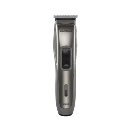 Maquina De Cabelo Britania Sem Fio Cinza Bivolt