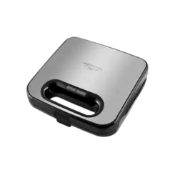 Sanduicheira Grill Britania 2 em 1 Redstone 750W Trava De Seguranca Prata 127V