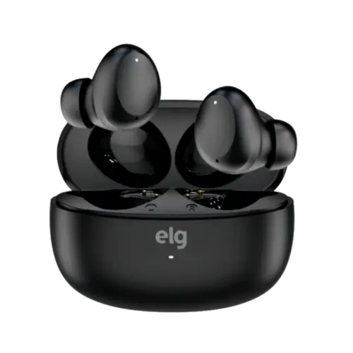 Fone De Ouvido Elg Bluetooth 5.4 TWS Toque Inteligente Preto
