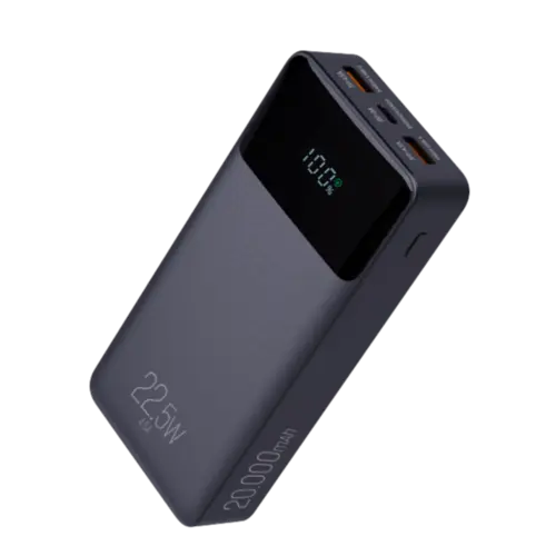 Power Bank Elg 3 Saidas 20000mAh  Com Display Indicador Preto