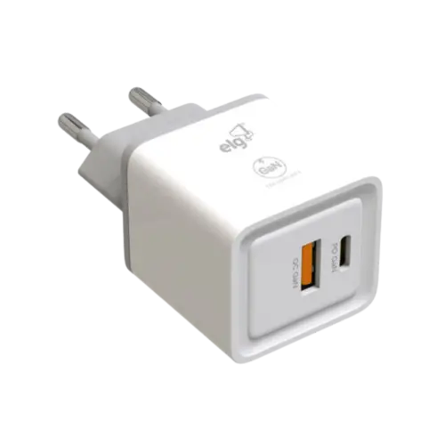 Carregador Universal Elg 3 Saidas 30W Branco
