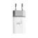 Carregador Universal ELG 2 Portas USB 2.1A + Tipo-C 2.1A Carga Rapida Branco