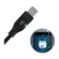 Cabo ELg USB-C 100W Nylon Trancado Reforcado 1 Metro  Preto