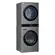 Lava e Seca LG 17kg WashTower Com Inteligencia Artificial AIDD Aco Escovado 220V