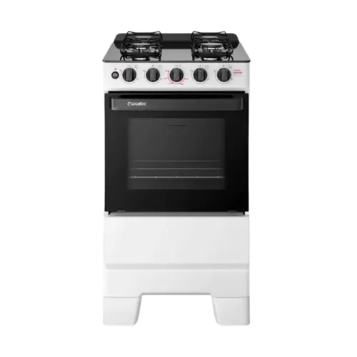 Fogao Esmaltec Ideal Super Glass 4 Bocas Com Mesa de Vidro e Acendimento Automatico Branco