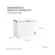 Freezer Midea Horizontal 293L Inverter 1 Tampa  Branco Bivolt