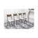 Sala de Jantar Atlanta Teixeira 4 Cadeiras Marrom Off White