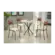 Sala de Jantar Atlanta Teixeira 4 Cadeiras Marrom Off White