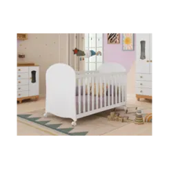 Berco Americano Smim Peroba 100% MDF Branco Brilhoso