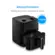 Fritadeira Air Fryer 3,7 Litros 1.400W Grelha Removivel Preta 127V
