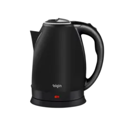 Chaleira Eletrica Elgin 2 Litros Sem Fio Em Inox Preto 127V