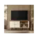 Rack Bancada Ilheus Mobler Para TV's De Ate 55" Off White Canela
