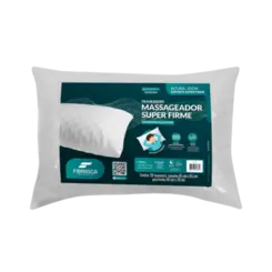 Travesseiro Massageador Fibrasca Super Firme Branco