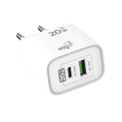 Carregador De Parede ELG Universal Bivolt Branco