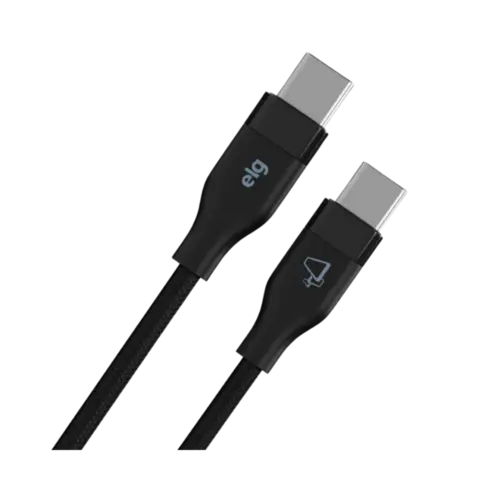 Cabo USB-C ELG Para USB-C Power Delivery Ultra Emark Preto
