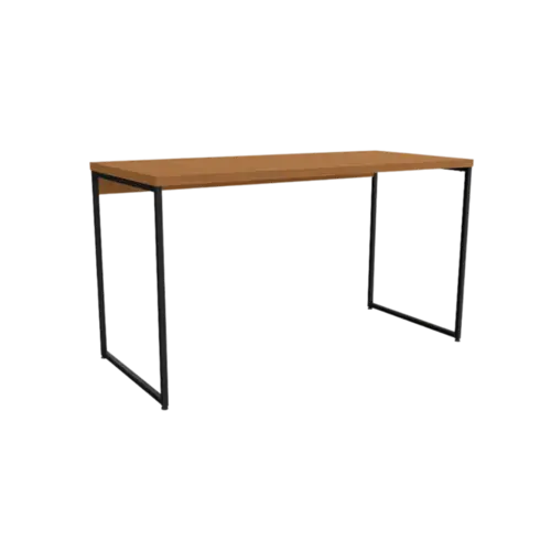 Mesa De Escritorio Kappesberg Industrial 136cm Canela Preto Fosco