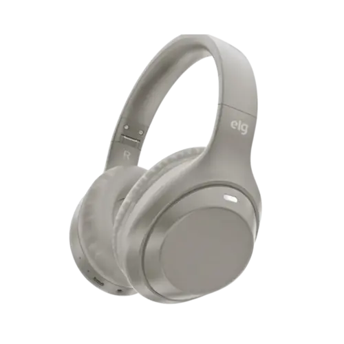 HeadPhone ELG Aura Bluetooth 5.4 Microfone Integrado Cinza