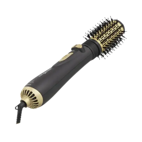 Escova Rotativa Britania 4 em 1 Gold Bivolt Preto Dourado