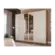 Roupeiro La Belle 100% MDF 6 Portas 6 Gavetas Cinamomo Off White