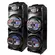 Caixa Amplificada Mystic MY-PS599 150W Bluetooth Radio FM e Luz Led Preta