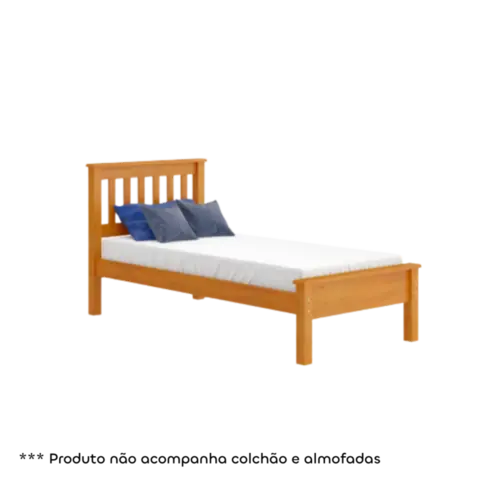 Cama Solteiro Piratini Mel Acetinado