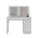 Penteadeira Camarim Mobler Nina 1 Porta 2 Gavetas Com Fita LED Branco