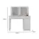 Penteadeira Camarim Mobler Nina 1 Porta 2 Gavetas Com Fita LED Branco