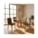 Sala De Jantar Kappesberg Com Tampo De Vidro Temperado 4 Cadeiras Canela Freijo