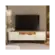 Bancada Dourados Mobler MDP e MDF 2 Portas Off White Canela