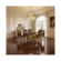 Sala De Jantar Kappesberg Em MDF e MDP Tampo De Vidro 6 Cadeiras Canela Freijo