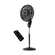 Ventilador Mallory Max Control 40cm 15 Pas com Ajuste de Inclinacao Preto e Grafite