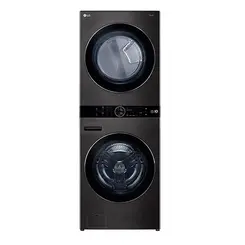 Lava e Seca LG WK17BS6AABLGBRS WashTower™ 17kg com Inteligencia Artificial AIDD™ Aco Escovado Preto