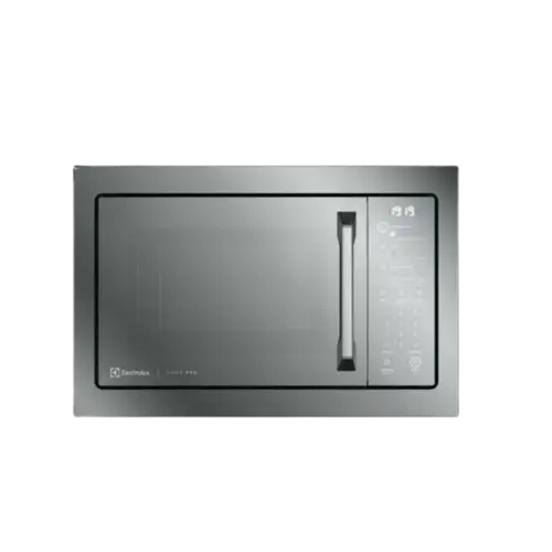 Micro-ondas de Embutir Electrolux 34L Espelhado Home Pro com Grill e Funcao Tira Odor Inox 127V
