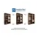 Roupeiro Herval 100% MDF Solteiro 4 Portas e 2 Gavetas Com Espelho Vermontt Carvalho Off White