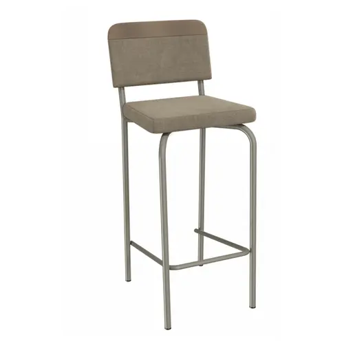 Banqueta Kappesberg Fiji Nikel 1B712NKA051C Estofada Linho Fendi