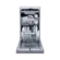 Lava Louca Midea 10 Servicos 8 Programas Display Led Inox 127V