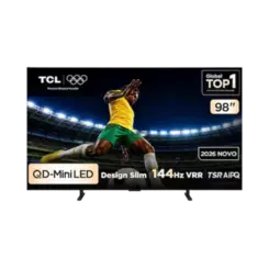 Smart TV 98" TCL Qled Mini Led HDR10+ Bluetooth Google TV Wi-Fi VRR